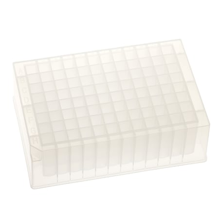Celltreat Storage Plate, PP, V-Bottom, Non-sterile, 2.0mL, 96-Deep Square Well, PK25 229574
